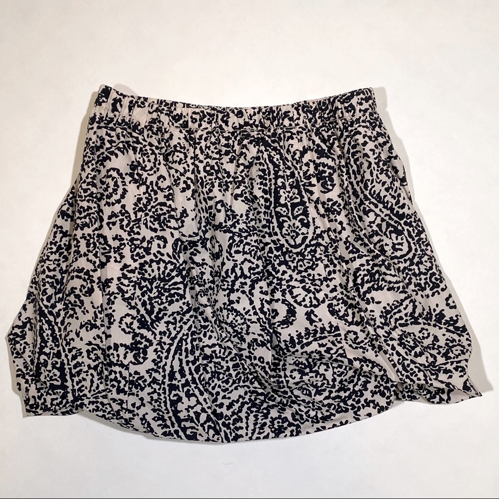 J Crew Island Paisley Bubble Skirt - Size S